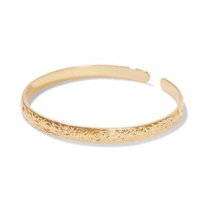 Spare Change Gold Floral Bracelet Bangle Cuff - BRAND NEW